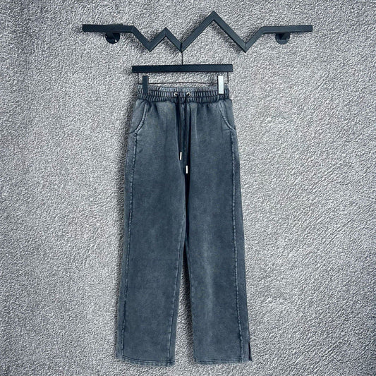 Chrome Hearts Acid Wash Straight-Leg Lounge Pants